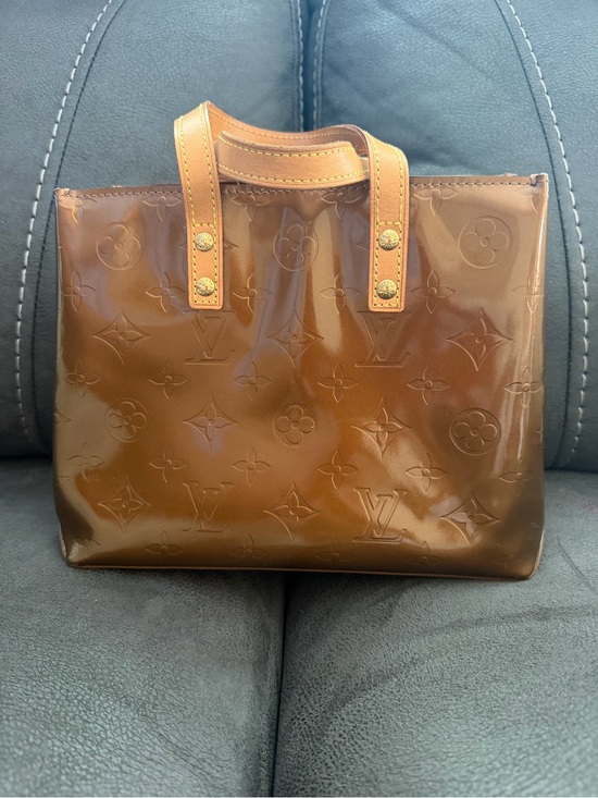 Louis Vuitton Handbags - Louis Vuitton Chocolate Patent Monogram Small Tote